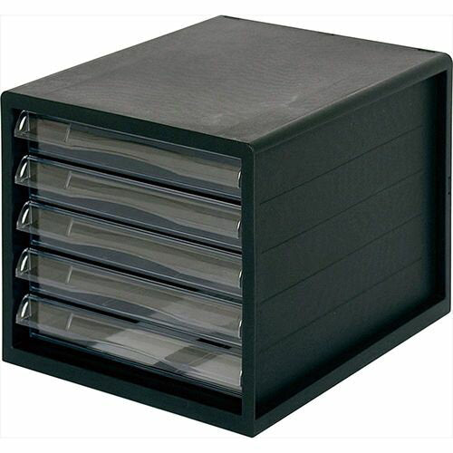 Nakabayashi ナカバヤシ Ａ４レタ－ケ－スイツタイ／アサ５／ブラツク A4E-05B