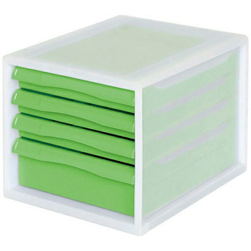 Nakabayashi ナカバヤシ Ａ４レタ－ケ－スイッタイ／ＰＰ／アサ３フカ１／グリーン A4E-P04KG/B