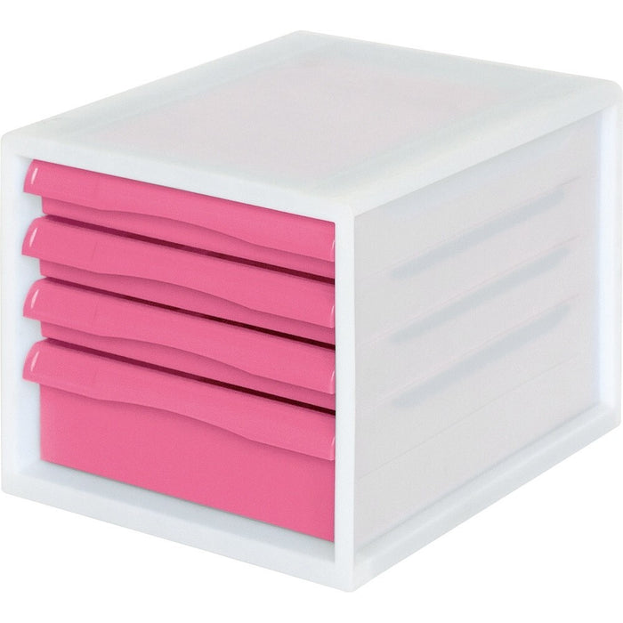 Nakabayashi ナカバヤシ Ａ４レタ－ケ－スイッタイ／ＰＰ／アサ３フカ１／ピンク A4E-P04KP/B