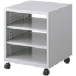 Nakabayashi ナカバヤシ ＣＰＵラツク／グレ－／Ｗ５００ CPU-101N