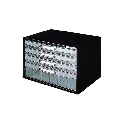 Nakabayashi ナカバヤシ アバンテケ－ス　Ａ４　ヨコガタ　４ダン　クロ AL-W4-D