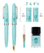 Sailor Fountain Pen Keuntungan Junior Fountain Pen & Saiz Mini Fountain Pen Set Dakwat & Penukar reka bentuk kerjasama mizutama Twitter 10-0582-302