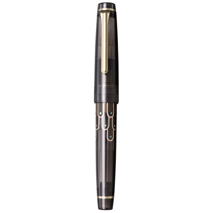 Sailor Fountain Pen Classic Ko Makie Benbo Fountain Pen Ala SV (ARA SV) Medium (MF): 10-8888-321