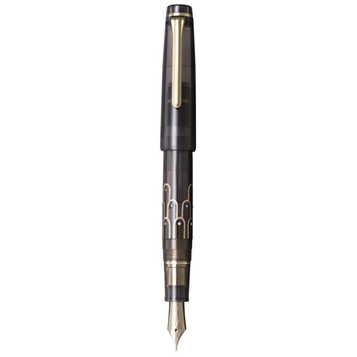 Sailor Fountain Pen Classic Ko Makie Benbo Fountain Pen Ala SV (Ara SV) Medium (MF): 10-8888-321