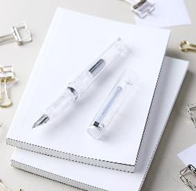 Sailor セーラー万年筆 TUZU アジャスト 万年筆 グラッシー Glassy #1 クリスタルホワイト　ペン先F　110561201