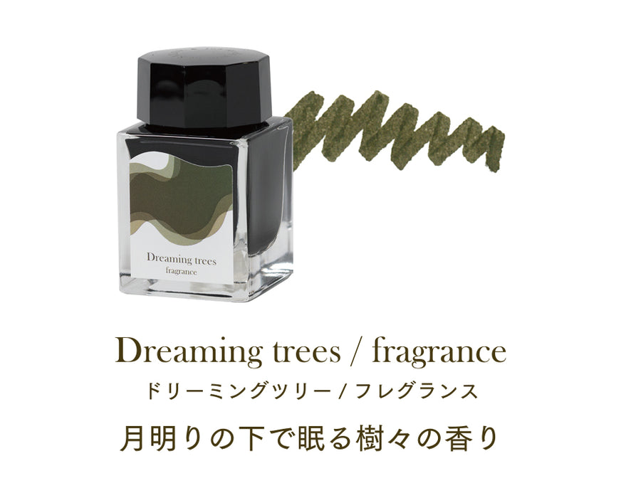Sailor セーラー万年筆 つけペン用ボトルインクDipton（ディプトン）フレグランスインク ドリーミングツリー 月明かりの下で眠る樹々の香り 13-1802-203