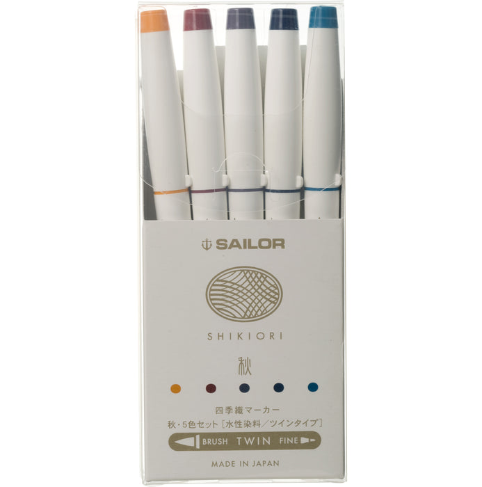 Sailor Füllfederhalter SHIKIORI -Shikiori- Marker 5 Farbset