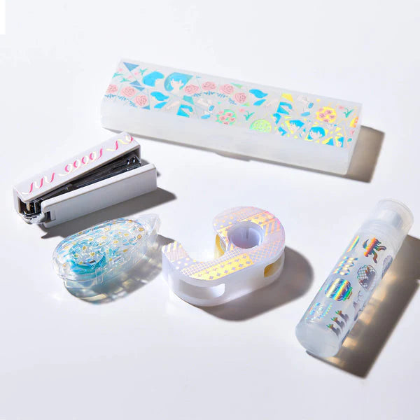 킹짐소다 투명 마스킹 테이프 SODA(핑크 골드 호일 타입) 마가렛 CMTH10-006 4971660060153 (10개 세트)