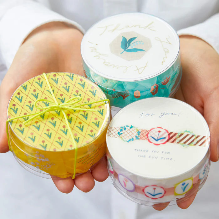 킹짐소다 투명 마스킹 테이프 SODA(핑크 골드 호일 타입) 마가렛 CMTH10-006 4971660060153 (10개 세트)