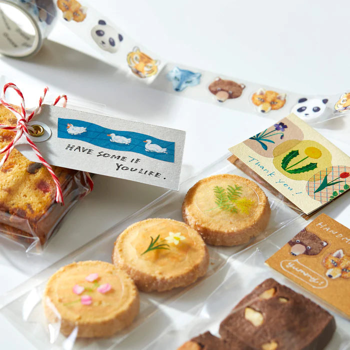 킹짐소다 투명 마스킹 테이프 SODA (스티커형) Zoo 4971660060276 (10세트)