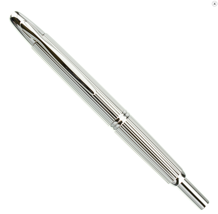 PILOT Gestreifter Füllfederhalter ohne Kappe FC-3MS-S-F, Feder F (20 Sets)