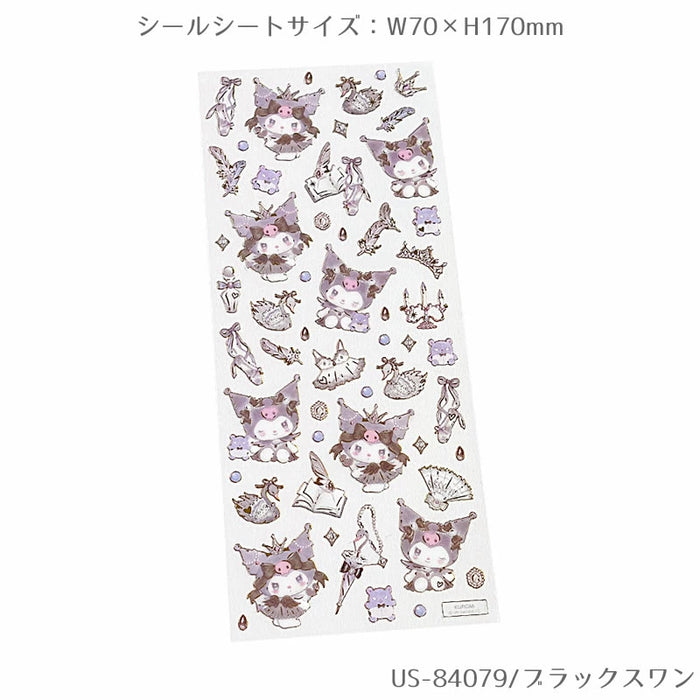 Kantfolie klart klistermærke Sanrio Characters x Takeimiki 4. kollektion 4. udgave Stilfuld, voksen, sød, Hello Kitty, Cinnamoroll, Kuromi, My Melody (10 sæt)