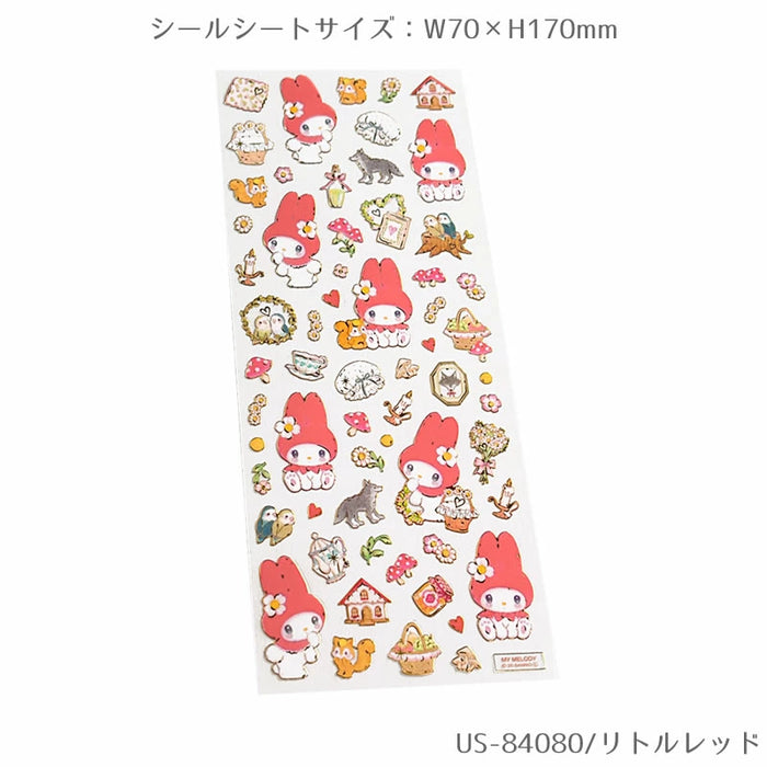 Kantfolie klart klistermærke Sanrio Characters x Takeimiki 4. kollektion 4. udgave Stilfuld, voksen, sød, Hello Kitty, Cinnamoroll, Kuromi, My Melody (10 sæt)