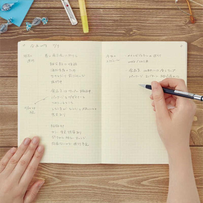 ダイゴー　isshoni.ノート ナンバー A5 方眼 ブルー　R1785 4902041417853（3セット）