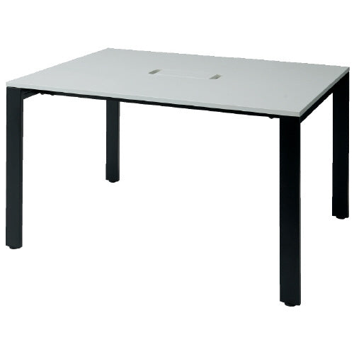 PLUS（プラス）オフィス家具 フリースタイルテーブル MR-1212SQH WH/BK　