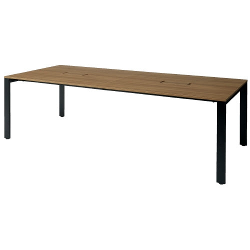 PLUS（プラス）オフィス家具 フリースタイルテーブル MR-2412SQH NA/BK　