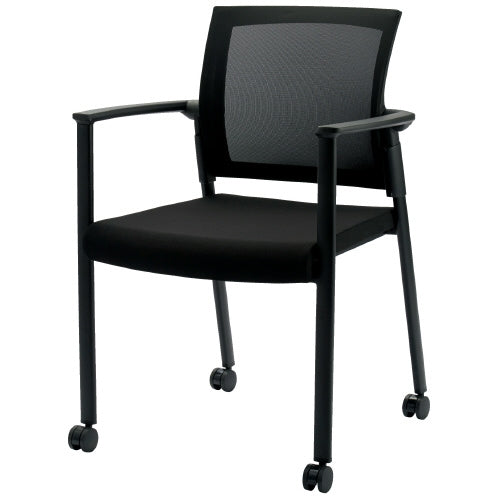 PLUS（プラス）オフィス家具 会議イス SW-1602 ブラック　