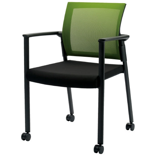 PLUS（プラス）オフィス家具 会議イス SW-1602 グリーン　