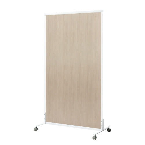PLUS（プラス）オフィス家具 衝立式パネル MJ-1609CTST 木目 キャスタ脚　