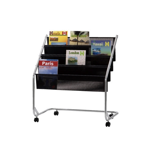 PLUS（プラス）オフィス家具 マガジンラック YS-246 キャスター付　4958075201715