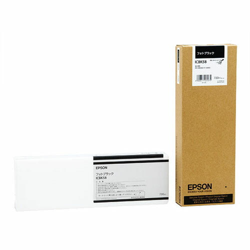 EPSON 大判インクカートリッジICBK58ブラック 4988617021075