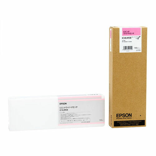 EPSON 大判インクカトリッジICVLM58VLマゼンタ 4988617021129