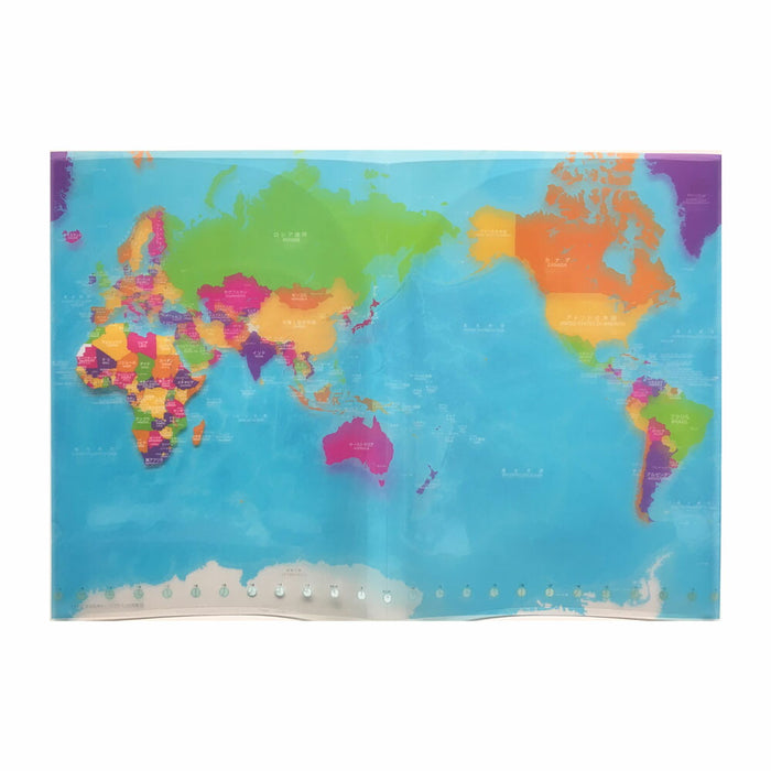 東京カート クリアファイル大陸メルカトル 東京カートグラフィック 4562339393339