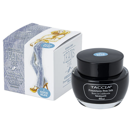 すなおいろジーンズインク水性染料40ml1−ブラック　TACCHIA タチア　TFPI-WD401-7　ナカバヤシ