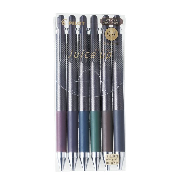 PILOT パイロット ジュースアップ 04　クラシックグロッシーカラー （超極細0.4ｍｍ）　6色セット LJP120S4-6CCG