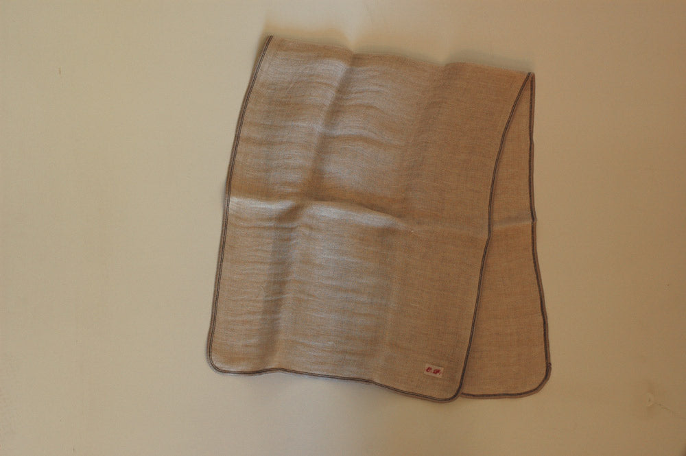 倉敷意匠 リネンガーゼのフェイスタオル （ナチュラル）