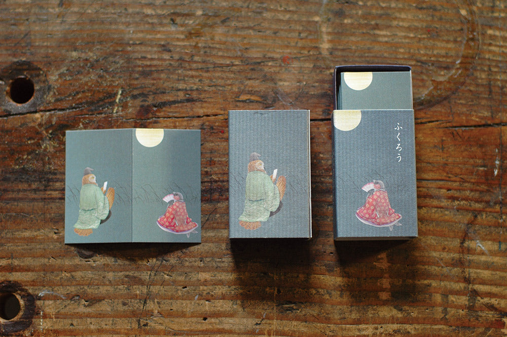 Kurashiki Design Otogi Zoshi Kad Lipat (Owl) Kotak Mancis 29434-03