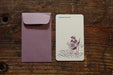 บัตร Letterpress Otogi Zoshi ออกแบบคุราชิกิ (Sparrow Kotota B) พร้อมซองจดหมาย 29435-02