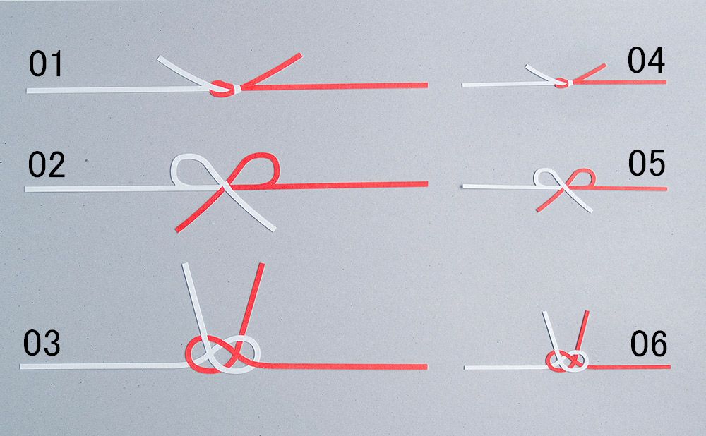 倉敷意匠 みずひきーる 結び切り(大)  45422-01