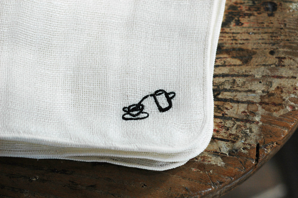 倉敷意匠 mitsou リネンガーゼ ハンカチ (コーヒー) 45630-05