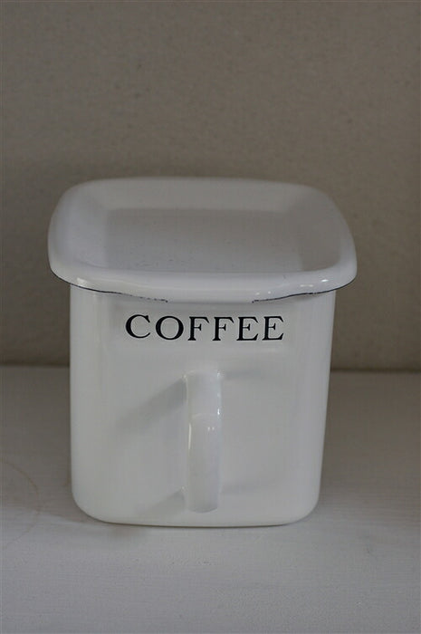 倉敷意匠 ブラックロゴ キッチンストッカー ホ-ロ-蓋付(コーヒー) 72131-03