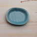Prato de feijão oval Kurashiki Design Toraneko Bonbon (azul cachorro)