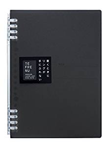 キングジム リングノ-ト テフレ-ヌ A5 黒 9854TTEクロ