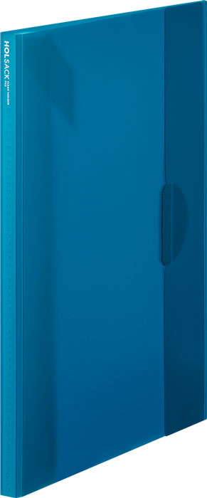 KINGJIM HOLSACK クリアホルダー F A4 タテ型 No.6191TW ミズイロ キングジム 6191TWﾐｽ　4971660055562（5セット）