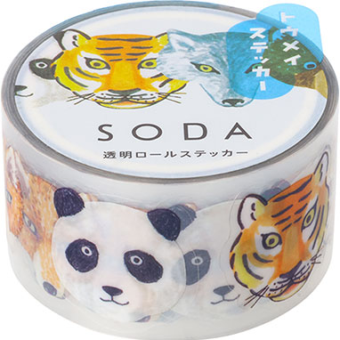 キングジム_SODAソーダ幅20ｍｍ_ズー CMTS20-002 /4971660060276（3セット）