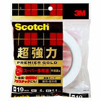 SPS-19　3M スコッチ 超強力両面テープ プレミアゴールド スーパー多用途 SPS