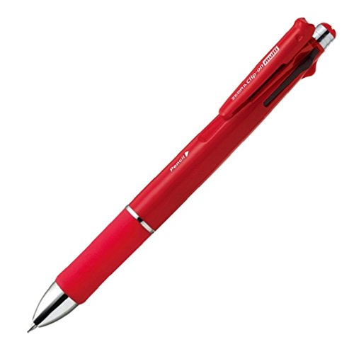 ゼブラ 多機能ペン クリップオンマルチ1000S 4+S P-B4SA3-R 赤