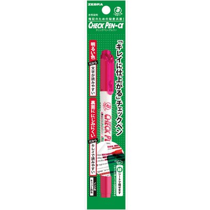 Zebra Check Pen α Rosa P-WYT20-P