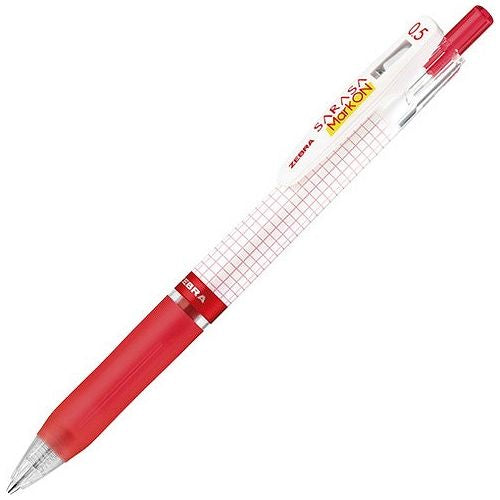 ゼブラ_サラサマークオン０．５赤 JJ77-R /4901681538737