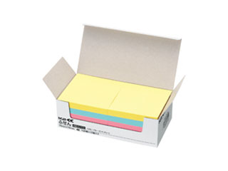 K2ﾒ-7575 コクヨ ふせん K2 75×75mm 正方形タイプ 4色ミックス K2メ-7575 コクヨ K2ﾒ-7575　4901480310510