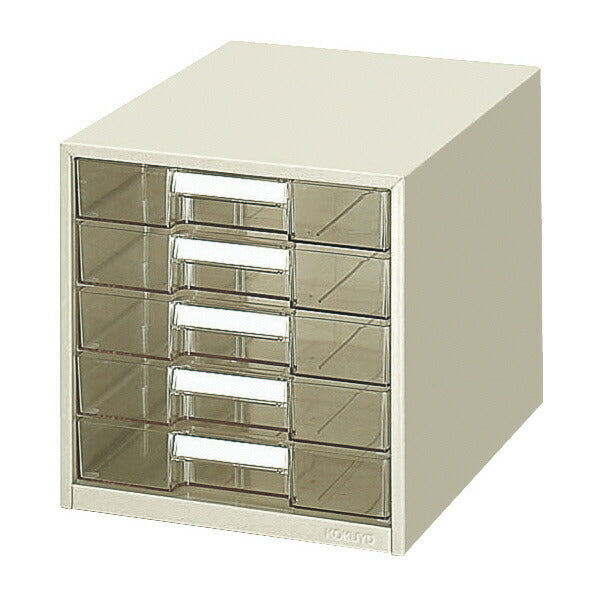 LC-G5M コクヨS＆T レターケース透明プラスチック引き出しタイプ A4縦 5段 LC-G5M コクヨ LC-G5M　4901480412993