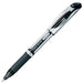 ぺんてる Pentel ゲルインキボールペン エナージェル 0.5mm シルバー軸 黒インキ BLN55-A
