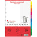 LT5010 ラミネートタブインデックス B5 26穴 10山 マルマン 4979093501052