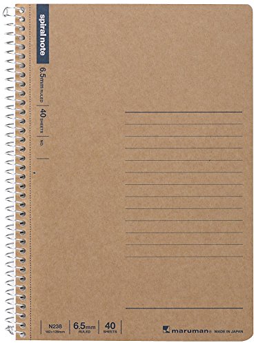 マルマン B6 スパイラルノート 横罫 40枚 N238