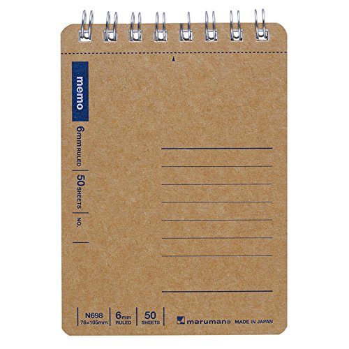 マルマン A7 メモ クラフト表紙 ニューベーシック N698