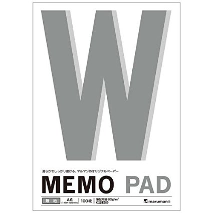 マルマン メモパッド A6 無地 P173A